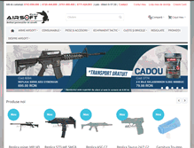 Tablet Screenshot of airsoft-cluj.ro